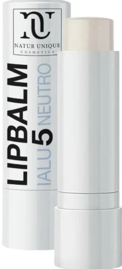 Natur Unique Balsamo labbra Ialu 5 neutro - Stick idratante e nutriente con acido ialuronico, 4,2 ml
