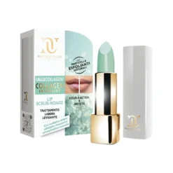 Natur Unique Ialucollagen - Esfoliante labbra antietà per il rinnovamento e l'idratazione, 4,2 ml
