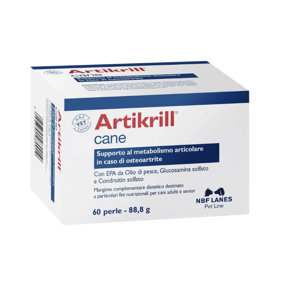 NBF Lanes Artikrill Cane Mangime Complementare, 60 perle