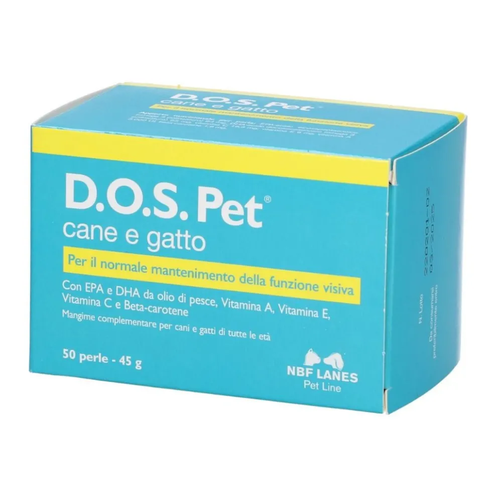 NBF Lanes D.O.S. Pet Mangime Complementare per Cani e Gatti, 50 perle