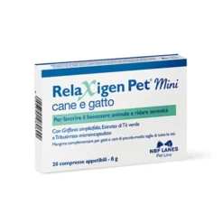 NBF Lanes Relaxigen Pet Mini Cane e Gatto, 20 Compresse