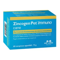 NBF Lanes Zincogen Pet Immuno Mangime Complementare per Cani, 60 Compresse
