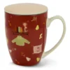 Neavita Coccole di Tè rossa - Tazza infusiera con filtro per tè e tisane in foglie, 340 ml