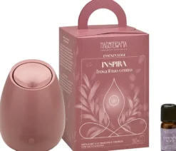 Neavita Essenza Yogi Inspira - Kit con diffusore a ultrasuoni e oli essenziali per lo yoga, 1 kit