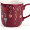 Neavita Mug Tazza in New Bone China Natale Rossa, 400ml