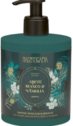 Neavita Nasoterapia Abete Bianco e Vaniglia - Sapone mani rasserenante e delicato, 500 ml