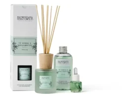 Neavita Nasoterapia Tè verde e bergamotto - Ricarica per diffusore a bastoncini per ambienti, 250 ml