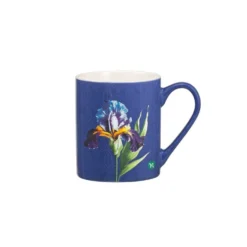 Neavita Rituali Botanici blu - Tazza in ceramica per le tisane e gli infusi, 380 ml