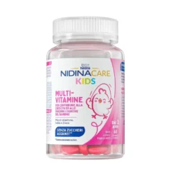 Nestlé NidinaCare Kids Multivitamine - Integratore multivitaminico per bambini, 60 caramelle