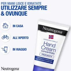 Neutrogena Formula Norvegese Crema Mani Profumata - Crema concentrata per le mani secche, 75 ml