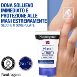 Neutrogena Formula Norvegese Crema Mani Profumata - Crema concentrata per le mani secche, 75 ml