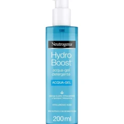 Neutrogena Hydro Boost Acqua Gel - Gel detergente viso idratante per rimuovere il trucco, 200 ml
