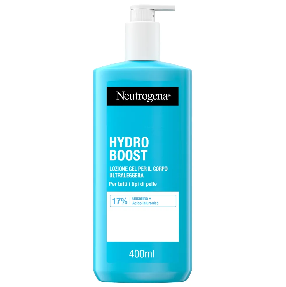 Neutrogena Hydro Boost - Crema corpo in gel con acido ialuronico per l'idratazione, 400 ml