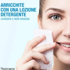 Neutrogena Hydro Boost - Salviette struccanti per il trucco resistente all'acqua, 25 salviettine