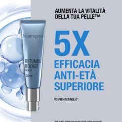 Neutrogena Retinol Boost - Siero viso anti-età al retinolo per i segni dell'invecchiamento, 30 ml