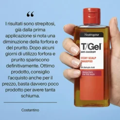 Neutrogena T/Gel Forte Shampoo Antiforfora Shampoo Antiforfora Secca Prurito Intenso, 150ml