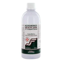 New. Fa. Dem. Acido Borico 3% Soluzione Cutanea Antisettica, 500ml