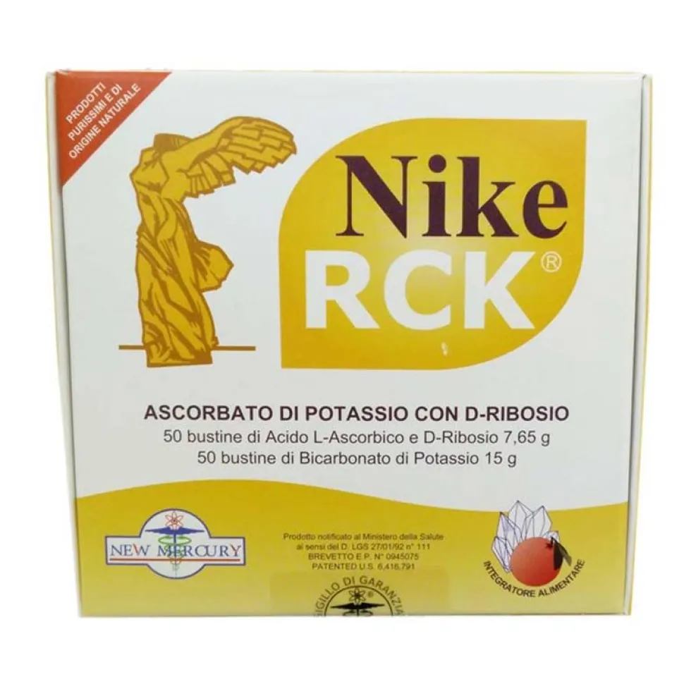 New Mercury Nike Rck Ascorbato Potassio Integratore, 50+50 Bustine