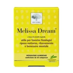 New Nordic Melissa Dream Integratore Alimentare Sonno e Relax, 60 Compresse