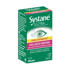 New Pharmashop Systane Ultra - Collirio lubrificante senza conservanti per gli occhi secchi, 10 ml