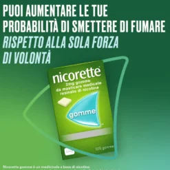 Nicorette Gomme Masticabili Smettere di Fumare, 105 Gomme