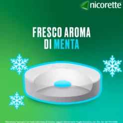 Nicorette Icy 2mg per Smettere di Fumare Gusto Menta, 40 Pastiglie