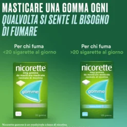 Nicorette 2mg Gomme Masticabili Smettere di Fumare, 30 Gomme