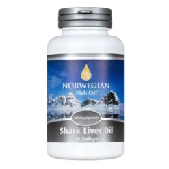 Norwegian Fish Oil Olio di fegato di squalo Integratore per le difese immunitarie, 120 capsule