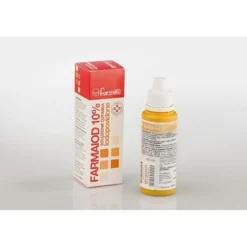 Nuova Farmec Farmaiod 10% - Soluzione cutanea per la disinfezione della cute, 100 ml