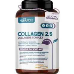 Nutracle Collagen 2.5 - Integratore alimentare per pelle, capelli e unghie, 120 compresse