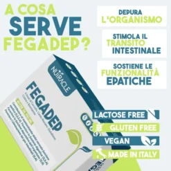 Nutracle FegaDep 550mg Integratore Fegato e Depurazione, 40 Compresse