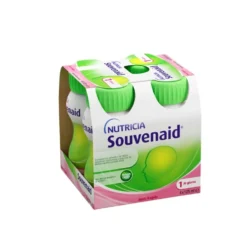 Nutricia Souvenaid Trattamento Nutrizionale del Declino Cognitivo Legato all'Età Gusto Fragola, 4x125ml