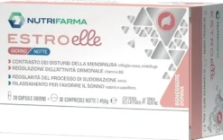Nutrifarma Estroelle Integratore per i disturbi della menopausa, 30 capsule giorno e 30 compresse notte