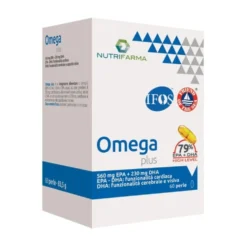 Nutrifarma Omega Plus 79% Integratore Benessere Cardiovascolare, 60 perle