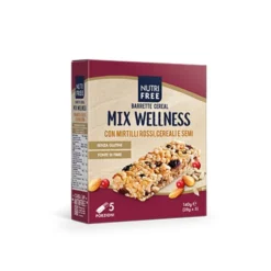Nutrifree Barrette Cereal Mix Wellness 5 Monoporzioni Da 28 g
