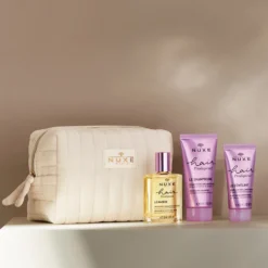 Nuxe Hair Prodigieux - Trousse da viaggio per nutrire e illuminare i capelli, 3 prodotti