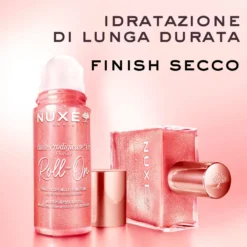 Nuxe Huile Prodigieuse Or Florale Roll-On - Olio secco illuminante per la pelle e i capelli, 60 ml