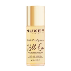 Nuxe Huile Prodigieuse Roll-On - Olio secco multiuso idratante per viso, corpo e capelli, 60 ml