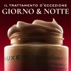 Nuxe Merveillance Lift - Crema viso giorno e notte ad azione anti-rughe e rassodante, 75 ml
