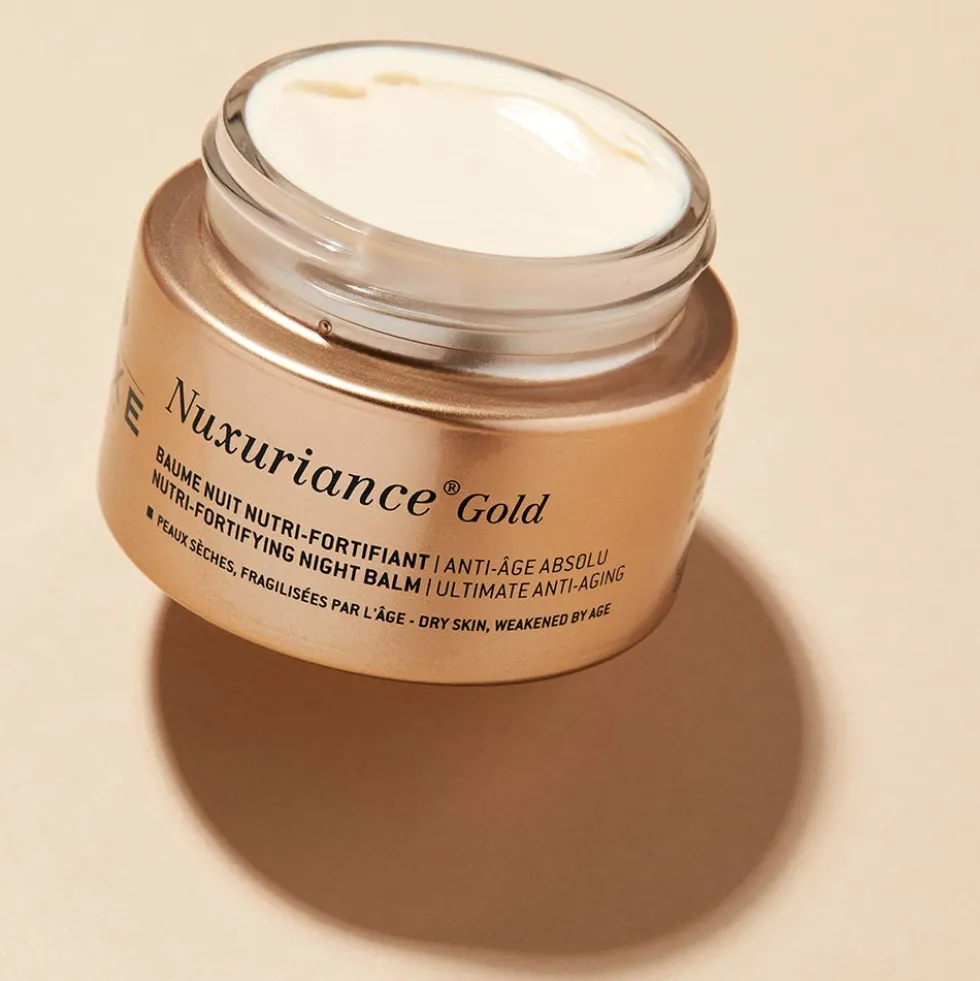 Nuxe Nuxuriance Gold - Balsamo notte nutriente e fortificante ad azione anti-età, 50 ml