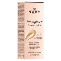 Nuxe Prodigieux - Le Teint Eclat BB Cream Crema Colorata Idratante Tonalità Chiara, 30ml