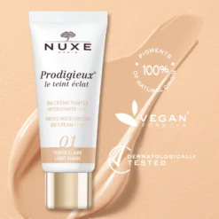 Nuxe Prodigieux - Le Teint Eclat BB Cream Crema Colorata Idratante Tonalità Chiara, 30ml