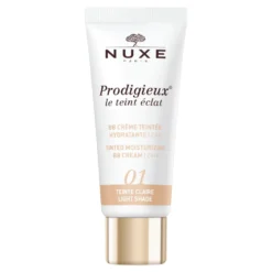 Nuxe Prodigieux - Le Teint Eclat BB Cream Crema Colorata Idratante Tonalità Chiara, 30ml