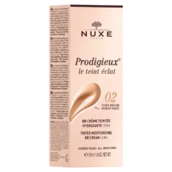 Nuxe Prodigieux Le Teint Eclat - Crema colorata tonalità media per uniformare e illuminare, 30 ml