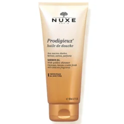 Nuxe Prodigieux olio doccia - Olio doccia profumato per detergere e illuminare il corpo, 200 ml