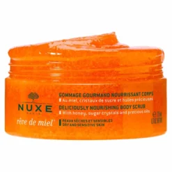 Nuxe Reve de Miel - Esfoliante corpo nutriente per la pelle secca e sensibile, 175 ml