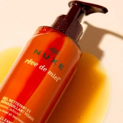 Nuxe Rêve de Miel - Gel detergente e struccante per il viso con pelle secca e sensibile, 200 ml