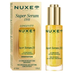 Nuxe Super Serum Longevità - Siero viso anti-età contro le rughe e le macchie cutanee, 30 ml