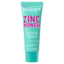Nuxe Zinc Power - Fluido Viso Opacizzante e Riduttore di Pori, 40ml