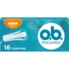 o.b. Assorbenti Interni ProComfort Super Facili da Applicare e Rimuovere Flusso Intenso Tamponi Interni Trama Assorbente, 16 Pezzi